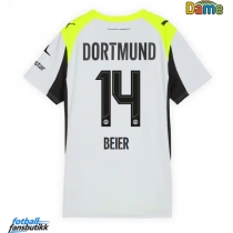 Borussia Dortmund Maximilian Beier #14 Bortedrakt Dame 2025-26 Kortermet